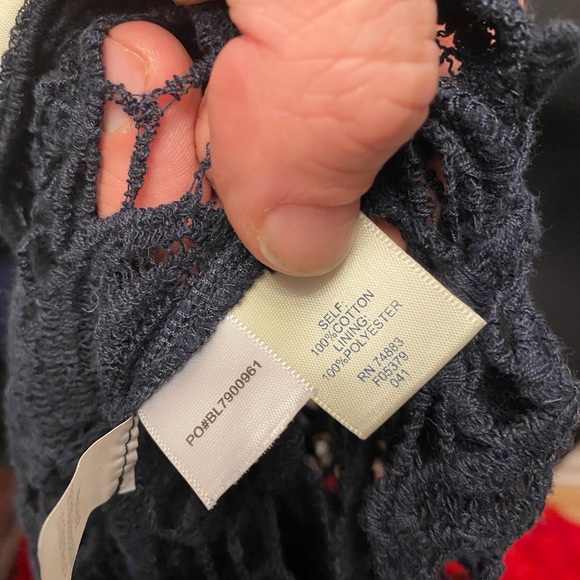 XL 1X Black Lace Short Sleeve Top - Picture 7 of 7